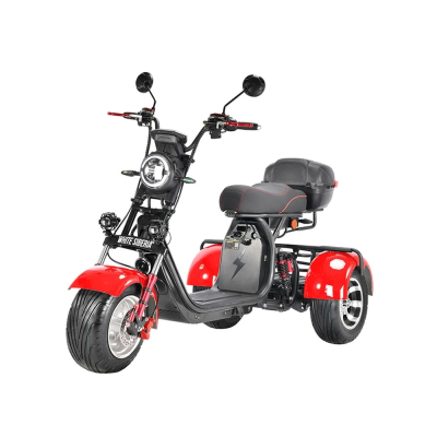 White Siberia Pro Trike 3000W Red