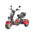 White Siberia Pro Trike 3000W Red