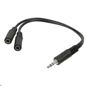 Переходник (3.5mm Jack M - 2x3.5mm Jack F) SPARKS SP3000