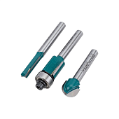 Набор фрез Makita 3 шт. (хвостовик 6 мм) D-30209